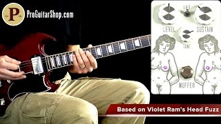Video thumbnail for Tomkat Violet Muffer Fuzz by ProGuitarShopDemos