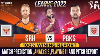 SRH vs PBKS IPL 2022 70th Match Prediction- 22 May | Hyderabad vs Punjab Match Prediction #ipl2022