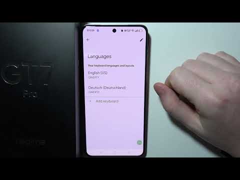Realme GT 7 Pro: How to Change Keyboard Language