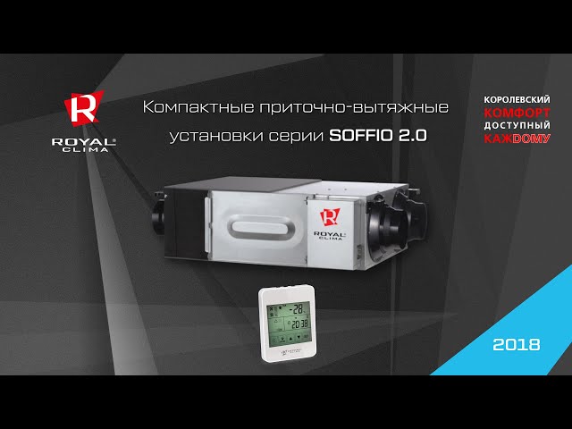 Приточно-вытяжная установка Royal Clima RCS 950 2.0