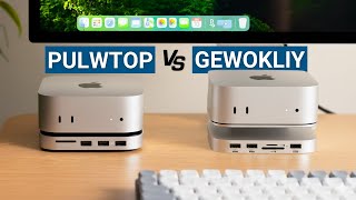 PULWTOP vs GEWOKLIY Mac mini M4 Dock - Which is the Best Mac Mini Dock for Your Budget?