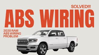 2020 RAM ABS Wiring Harness Failure