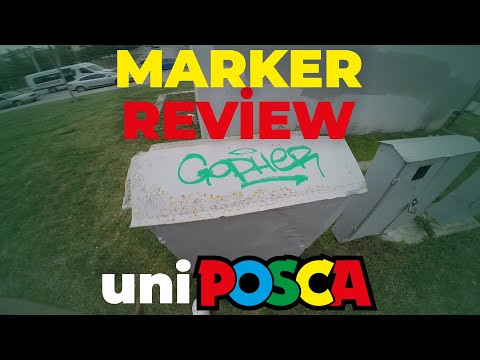 Uni-Posca Pc-17k (15mm) Marker Review (Tagging-Street test): The Best Marker for Street Use?