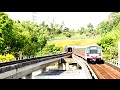 Metro Train arriving at Station of Singapore in Asia ...