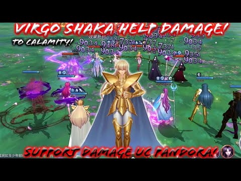 Saint Seiya: Awakening [CN] - Virgo Shaka for Damage Support?! Test Damage to Calamity at PvP!