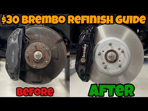 AHC Garage TL Type-S Build Project - $30 DIY Guide for Brembo Brake Calipers and Rotors (Episode 25)
