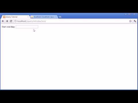 jQuery Tutorial 1 Introduction to jQuery