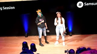 ZoëTwoDots and PkmnMasterHolly Introduction/Q&A at Samsung 837 [Pokémon GO Chimchar Community Day]