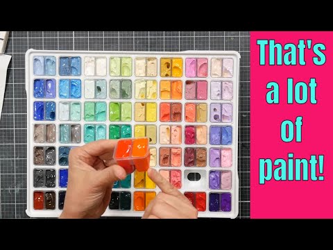 Worth it? 112 HIMI Split-Cup Jelly Gouache Swatch and Compare