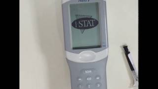 How to use i-STAT Running a PATIENT sample | DEMO |