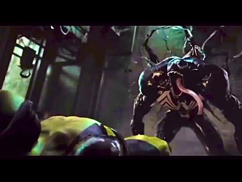 WOLVERINE VS VENOM Fight Scene - Avengers Battle for Earth (4K)
