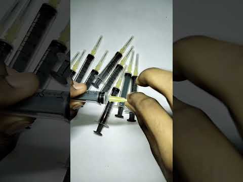 How to Make a Syringe gun 💉💥 | #shorts#syringe gun
