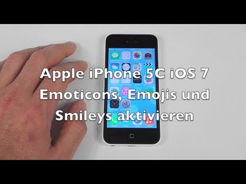 iPhone 5 5C 5S iOS 7 Anleitung: Emoticons und Emojis einschalten