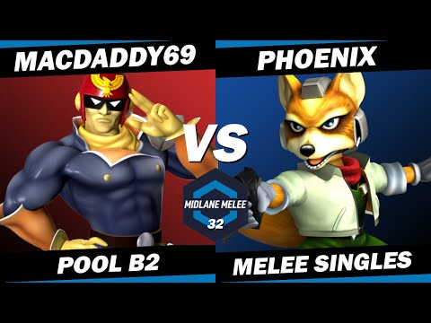 macdaddy69 vs phoenix - Pool B2 | Midlane Melee 32