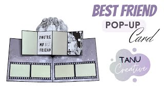 Download lagu DIY Best Friend Pop-Up Card | Floating Fold Card | Friendship Day Card Idea mp3