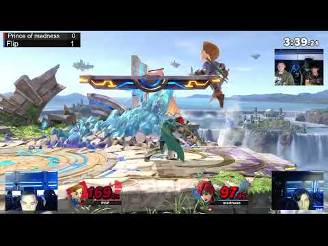 Pure Smash #91 Winners Quarters - Flip (Mii Swordfighter) vs. PrinceofMadness (Link)