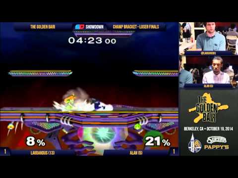 The Golden Bair - Champ Bracket - Loser Finals: Laudandus (Sheik) vs Alan (Sheik, Peach)