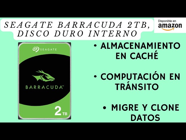 Vídeo relacionado con Seagate BarraCuda 2TB, Disco Duro Interno, HDD, 3.5 Pulgadas, SATA 6 GB/s, 7200 RPM, cache de 256 MB para computador de sobremesa y PC, embalagem aberta fácil, Rescue Services (ST2000DMZ08)