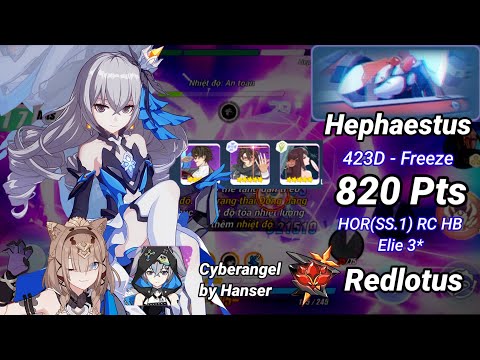 Redlotus D423: Hephaestus (Freeze) 820 Pts - HOR(SS.1) HB RC Elie 3* | Honkai Impact 3