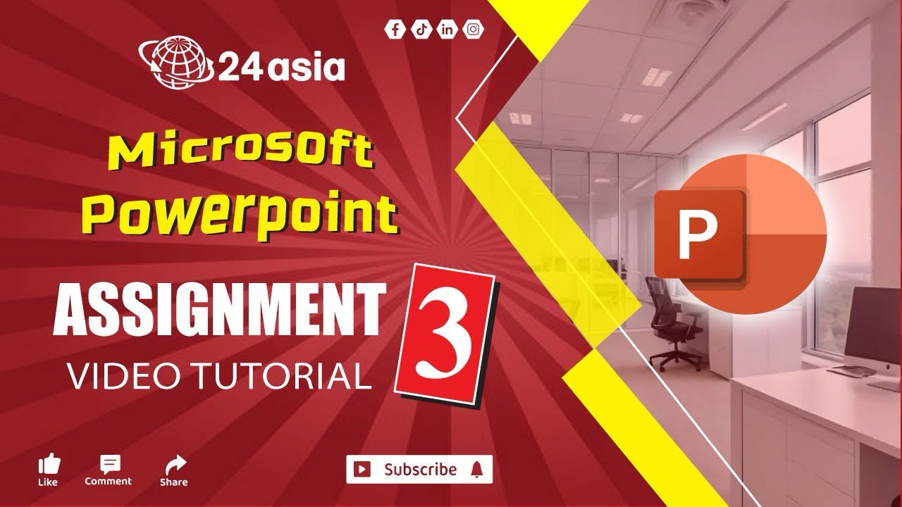 Microsoft PowerPoint Assignment 03 | Video Tutorial 