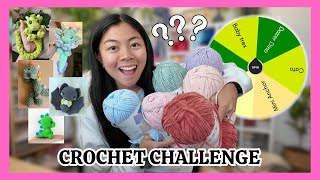 Trying New Yarn + Randomly Picking My Next Project (almost failed and gave up?!) 🧶 Crochet Challenge
