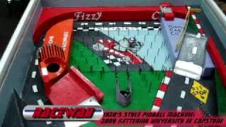 Raceway Pinball Machine - Kettering University Summer 2009 EE Capstone