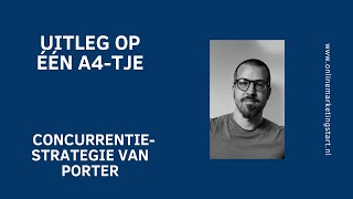 Uitleg op één A4 - Concurrentiestrategie van Porter