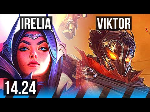 IRELIA vs VIKTOR (MID) | Dominating | KR Challenger | 14.24