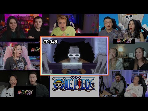 ONE PIECE | BROOK TRUE STRENGTH!?? | EPISODE 348 | REACTION MASHUP | ワンピース