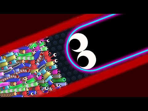 Slither.io 001 Giant Hacker Snake vs 97779 Tiny Snakes Epic Slitherio Gameplay