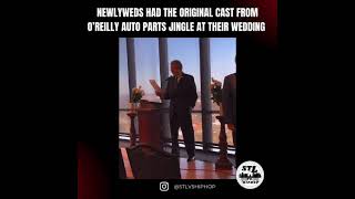 Download lagu Newlyweds had O’Reillys Auto parts jingle originators at their wedding 😂 mp3
