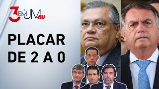 Dino segue voto de Moraes pela condenação de Bolsonaro e aliados; comentaristas discutem