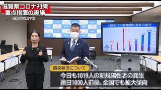 滋賀県コロナ対策重点措置の実施（令和4年2月7日）