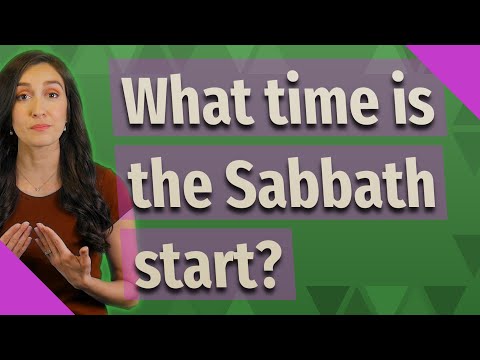 When Does Shabbat Start