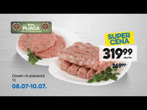 RODA: sveže i povoljno na našoj pijaci 08. - 10.07.2016.