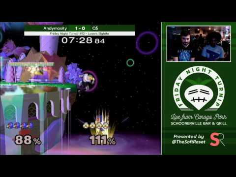 Friday Night Turnip #12 - Andymosity (Samus/Falco) vs. Q (Fox/Sheik) - Losers Eighths