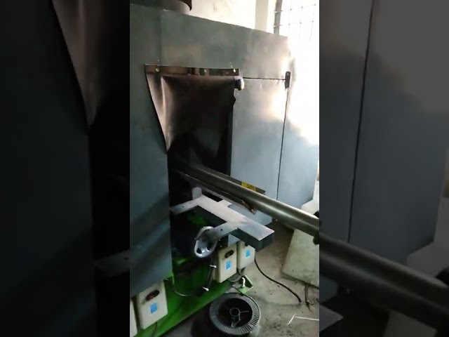 Tube And Pipe Polishing Machine - 4 Head Conveyor roller Polishing ...