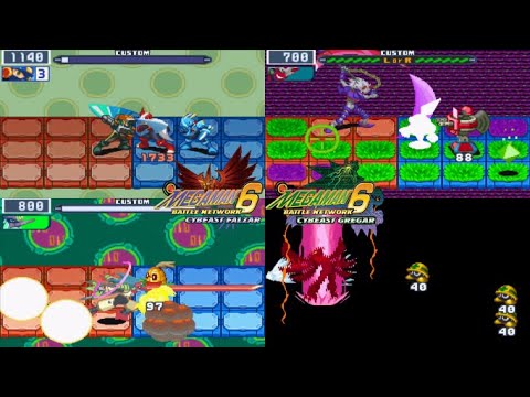 Mega Man Battle Network 6 All Crosses, Navis, ModCards, Battle Chips and Program Advances