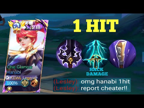 INSANE HANABI DAMAGE BUILD WITH PERFECT EMBLEM TO RANK🔥FAST AND DESTROY ENEMY-MLBB