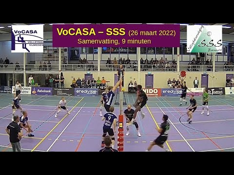 2022-03-26 VoCASA - Simplex SSS (samenvatting, 9 min) Eredivisie Heren Volleybal