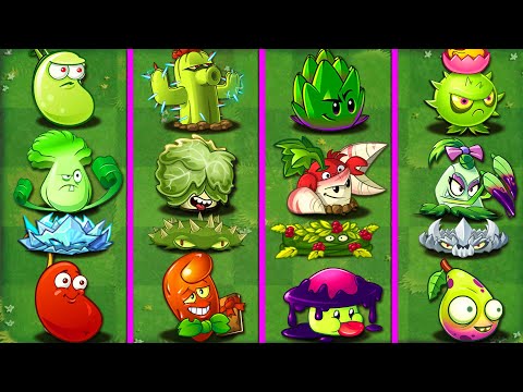 4 Team Plants Battlez - Which Team Plant Will Win? - PVZ 2 Team Plant vs Team Plant