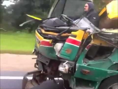 Rosjanin wraca do domu po wypadku 