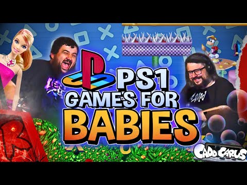 The Horrifying World of PS1 Games for Babies - @Caddicarus | RENEGADES REACT
