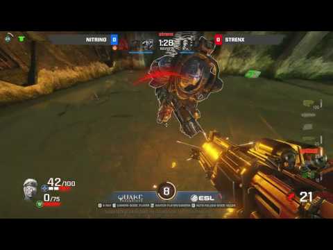 Quake - Nitrino vs. strenx [1v1] - Quake World Championships - Ro16 EU Qualifier #1