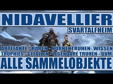 God of War Ragnarök - 100% Guide Svartalfheim - Nidavellier - Alle Sammelobjekte - Alle Trophäen