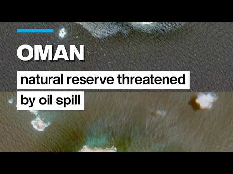 Oman nature reserve threatened by oil spill