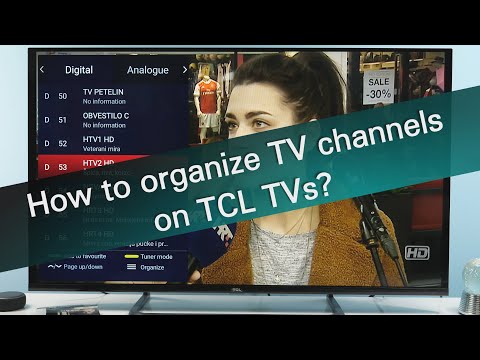 How to organize channel list on TCL TVs?