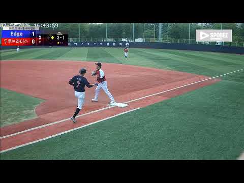 두루브라더스 vs Edge 경기 영상 | 7/19 (소망야구장)