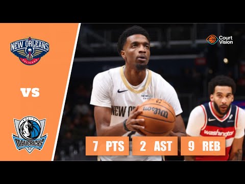Herbert Jones - 7 Points, 9 Rebounds, 2 Assists vs Mavericks - 2025-26 Regular Season