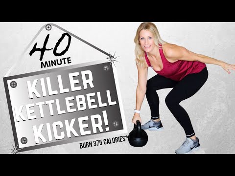 40 MINUTE KILLER KETTLEBELL WORKOUT | Tracy Steen